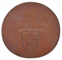 1987. "75 éves a Fővárosi Énekkar" kétoldalas Br plakett, hátlapon gravírozva. Szign.: JF ...