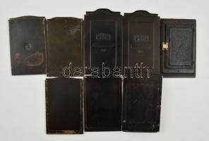 Contessa-Nettel Suevia fényképezőgép Nettar-Anastigmat f:6,3 F=10,5 cm objektívvel, a sín kicsit szo...