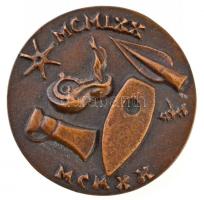 Csúcs Ferenc (1905-1999) "Nagyházy János - Debrecen / MCMXX - MCMLXX" kétoldalas Br plaket...