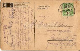 1915 Auguszta főhercegasszony, a sebesültek védőasszonya. A Képes Újság felvételei, Lysoform reklám ...