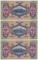 1930. 100P (3x) sorszámkövetők T:II