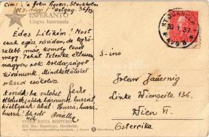 Rättvik, Sveda Nacia Kostumo. Esperanto Lingvo Internacia / Swedish folklore s: Jenny  Nyström (tear...