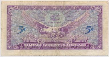Amerikai Egyesült Államok / Katonai kiadás 1965. 5c T:III 
USA / Military Payment Certificate 1965....