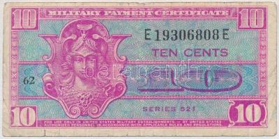 Amerikai Egyesült Államok / Katonai kiadás 1954. 10c T:III,III-
USA / Military Payment Certificate ...