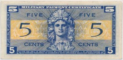 Amerikai Egyesült Államok / Katonai kiadás 1954. 5c T:III USA / Military Payment Certificate 1954. 5 Cents C:F