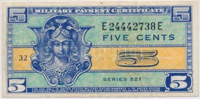 Amerikai Egyesült Államok / Katonai kiadás 1954. 5c T:III
USA / Military Payment Certificate 1954. ...