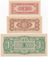 Burma/Japán megszállás 1942-1944. 1c + 10c + 1R+ 5R + 10R + 100R T:I
Burma/Japanese occupation 1942...