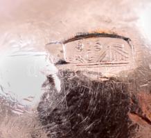 Ezüst(Ag) csavartmintás karperec, jelzett, 7,25,2 cm, nettó: 21,8 g