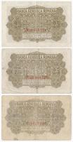 Románia/Német megszállás 1917. 25b 3(x) C:III,III-
Romania 25 Bani (3x) C:F,VG