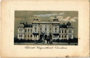 1910 Kisújszállás, Városháza. Kiadja Vitz Marton (EK)