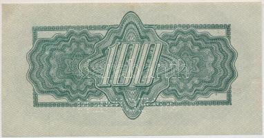 Csehszlovákia 1944. 100K minta perforációval T:II
Czechoslovakia 1944. 100 Korun specimen with perf...