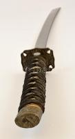 2 db japán kard: wakizashi és katana gyűjtői replika, hüvellyel, teljes hossz: 61 ill.81 cm