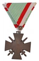 1943. "Tűzkereszt I. fokozata" gyűjtői másolat mellszalaggal T:2