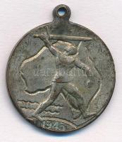 Ausztrália 1945. "Győzelmi medál" ezüstözött Br kitüntetés mellszalag nélkül T:2 patina
A...