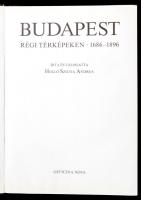 Holló Szilvia Andrea: Budapest régi térképeken 1686-1896. Bp., 1994, Officina Nova. Kiadói műbőr-köt...