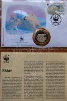 Érmés, bélyeges boríték gyűjtemény, egész világ "30 éves a WWF" 18klf db,10db klf zsetonna...