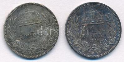 1895KB-1912KB 1K Ag "Ferenc József" (2x) T:1-2- ütésnyom, patina
Adamo K5