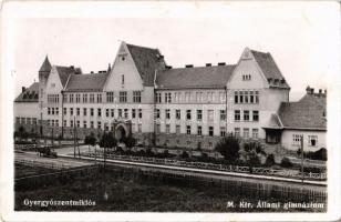 1940 Gyergyószentmiklós, Gheorgheni; M. kir. állami gimnázium / high school. photo