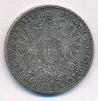 Ausztria 1881. 1Fl Ag "Ferenc József" T:1- 
Austria 1881. 1 Florin Ag "Franz Joseph&...