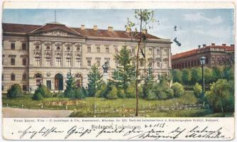 1899 Budapest VIII. Ludoviceum. Walter Haertel Wien - C. Andelfinger & Cie. Kunstanstalt Nr. 162.