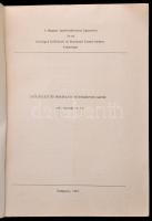 Szőlészeti és borászati tudományos napok. 1967. február. 15-17. Szerk.: Katona József. Bp.,1967,Magy...