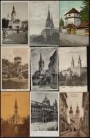 50 db RÉGI történelmi magyar városképes lap jó minőségben a Magyar Királyság területéről / 50 pre-1945 Hungrian town-view postcards in good condition from the KIngdom of Hungary