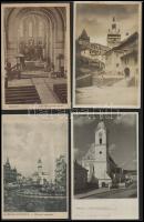 50 db RÉGI történelmi magyar városképes lap jó minőségben a Magyar Királyság területéről / 50 pre-19...