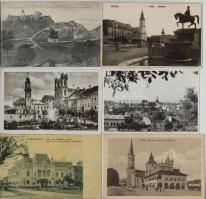 50 db RÉGI történelmi magyar városképes lap jó minőségben a Magyar Királyság területéről / 50 pre-1945 Hungrian town-view postcards in good condition from the KIngdom of Hungary