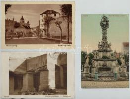 50 db RÉGI történelmi magyar városképes lap jó minőségben a Magyar Királyság területéről / 50 pre-19...