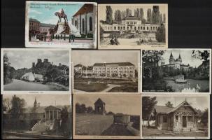 50 db RÉGI történelmi magyar városképes lap jó minőségben a Magyar Királyság területéről / 50 pre-19...