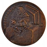 Csúcs Ferenc (1905-1999) 1972. "Zolnay László" Br emlékplakett, peremén sorszám (105mm) T:...