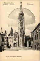 1903 Budapest I. Mátyás templom. Divald Károly 149.