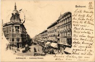 1901 Budapest VI. Andrássy út, villamos