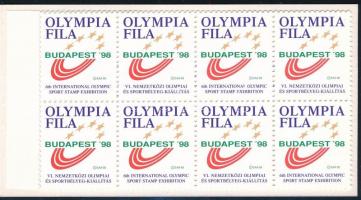 1998 Olympia fila - Budapest levélzáró bélyegfüzet