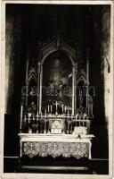 Gáj, Aradgáj, Gai, Arad-Gai (Arad); Templom főoltára, belső / church interior, main altar. photo (fl)