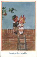 Artist signed, children