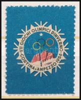 1956 Téli Olimpia levélzáró