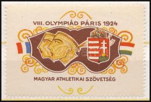 1924 Párizsi Olimpia magyar levélzáró bélyeg