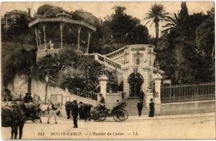 Monte Carlo, LEscalier du Casino / casinos stairway (Rb)