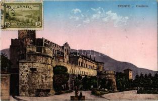 Trento, Castello / castle. TCV card (fa)