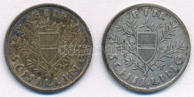 Ausztria 1925-1926. 1Sch Ag (2xklf) T:2,2- patina
Austria 1925-1926. 1 Schilling Ag (2xdiff) C:XF,V...