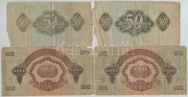 1944. 1P-100P (10x) "A Vöröshadsereg Parancsnoksága" T:III-IV