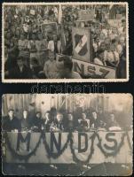 Élet a párttal, 5 db fotó, 9×14 cm