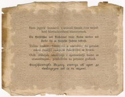 1848. 10Ft "Kossuth Bankó" T:III- Adamo G111