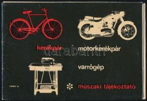 Pannonia 156 háztartási cikcakk varrógép prospektusa, tokban