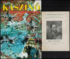 Vegyes nyomtatvány tétel: Hadtörténeti közlemények, Az esztergomi keresztény múzeum képtár útmutatój...