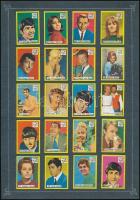 160 db amerikai gyufacímke 8 lapra ragasztva