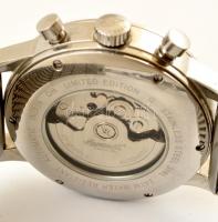 Ingersoll Columbia No 1. automata karóra dátum funkcióval. Nagyméretű, acéltokos férfi karóra, fém s...