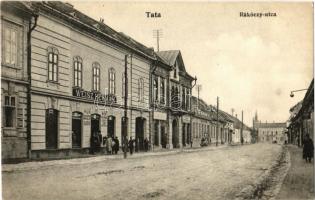 Tata, Tata-Tóváros; Rákóczi utca, Weisz Herman üzlete, bútorraktár. Kiadja Nobel Adolf