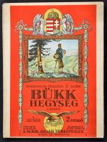 cca 1933 Bükk hegység turista térkép. Kirándulók térképe 7., 1:50000, M. Kir. Állami Térképészet, jó...